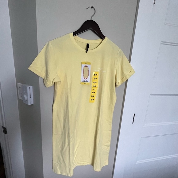 Yellow  LAZYPANTS T shirt dress NWT🇨🇦 - Picture 3 of 7